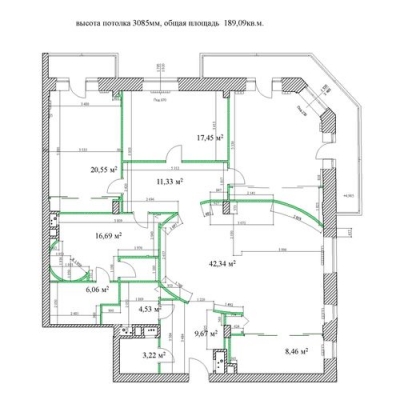 Пример дизайн-проекта перепланировки квартиры